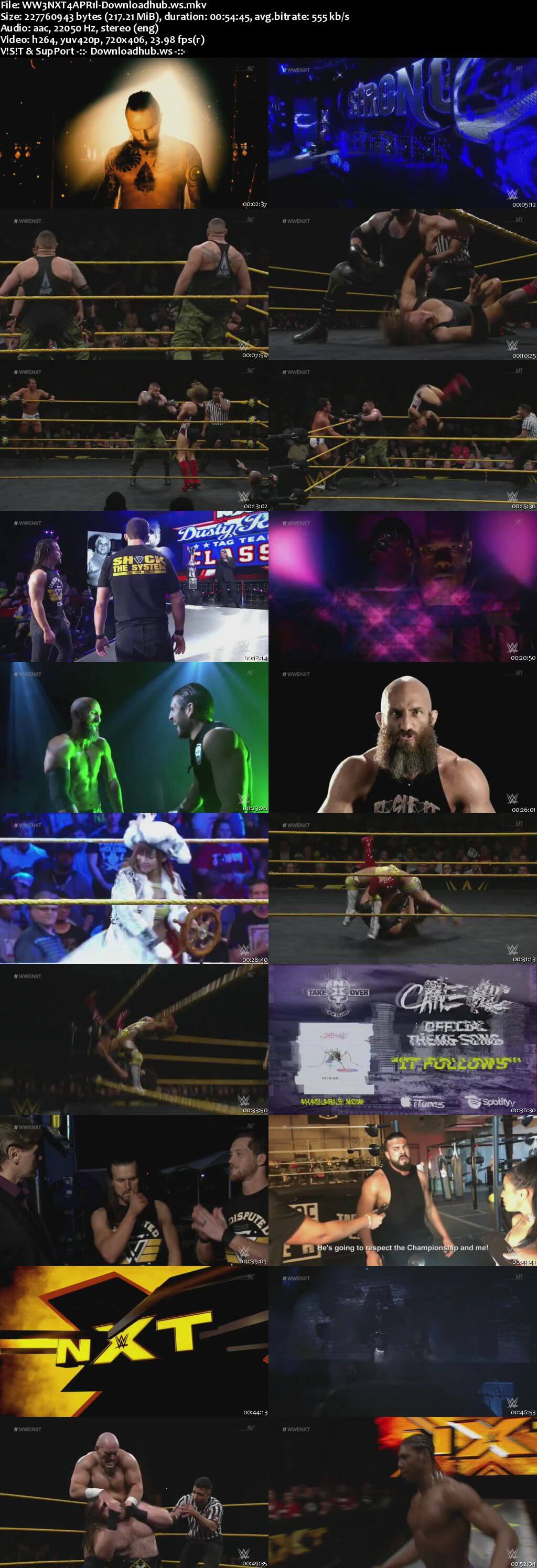 WWE NXT 04 April 2018 480p HDTV Download