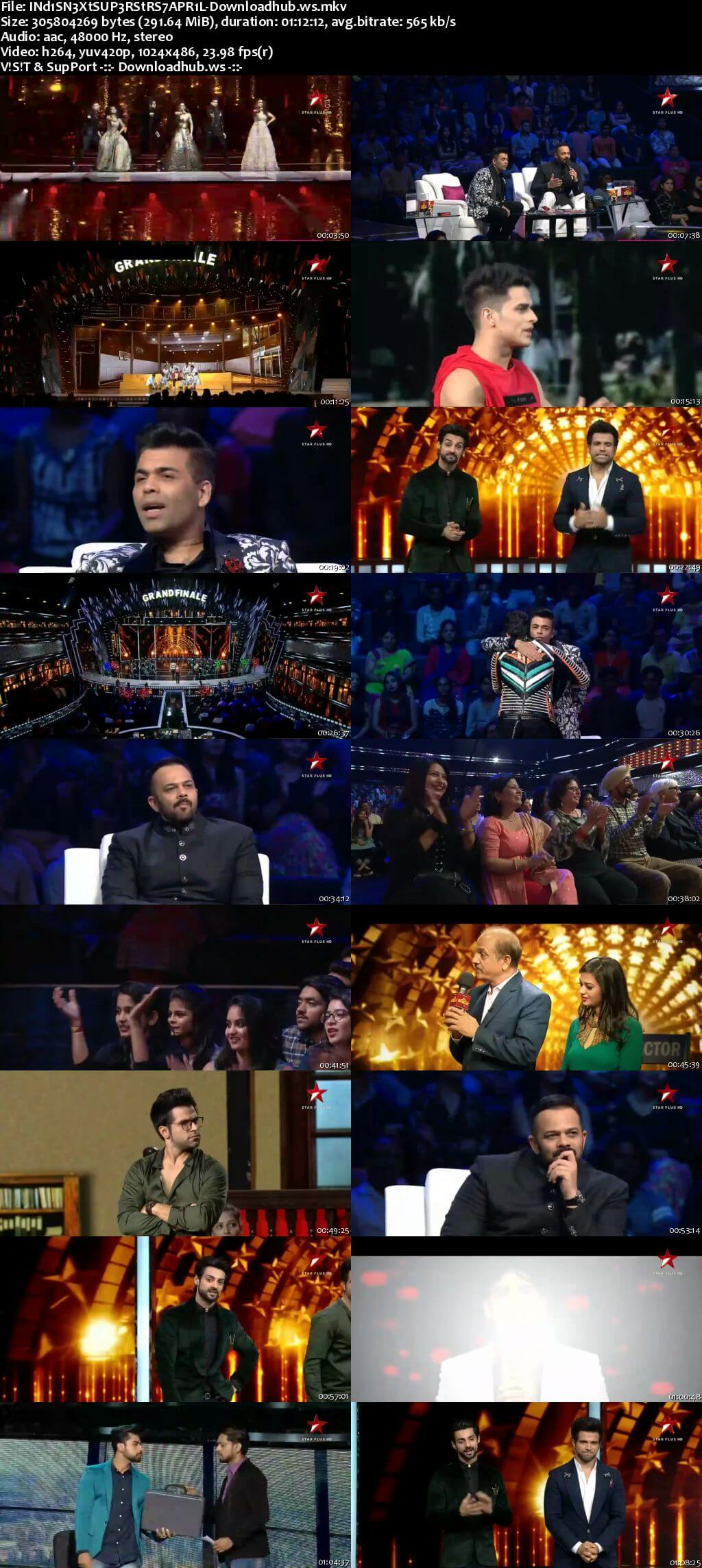 India’s Next Superstars 07 April 2018 Grand Finals Episode HDTV 480p