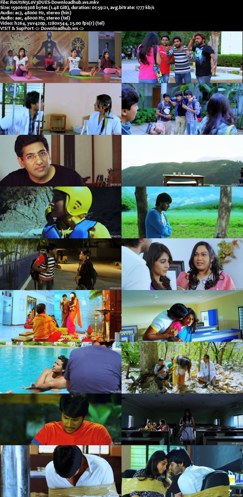 Routine Love Story 2012 UNCUT Hindi Dual Audio 720p BluRay Free Download