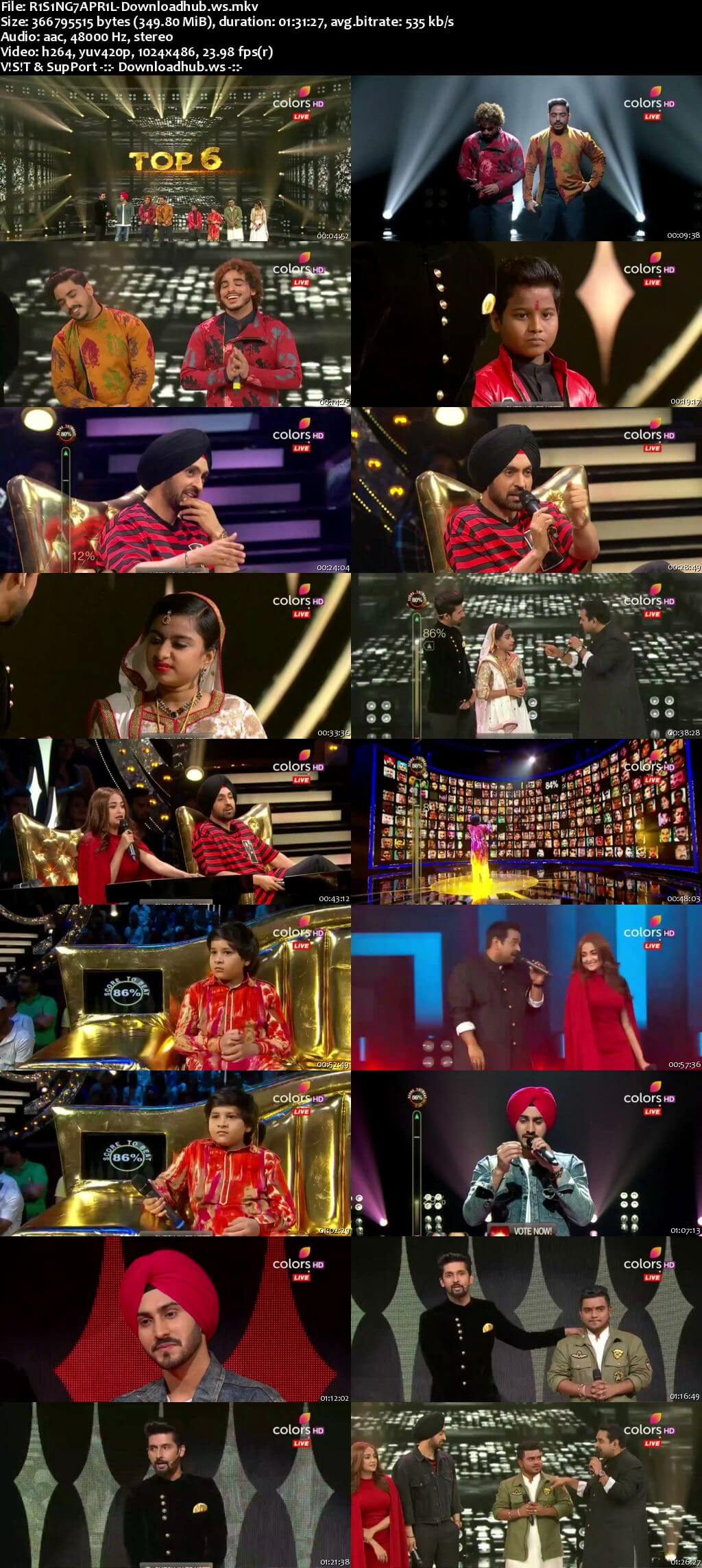 Rising Star Season 2 07 April 2018 Episode 22 HDTV 480p