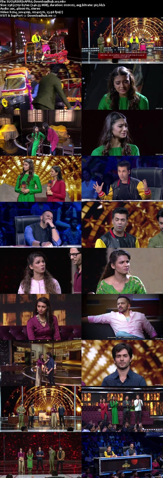 India’s Next Superstars 01 April 2018 Semi Finals Episode HDTV 480p