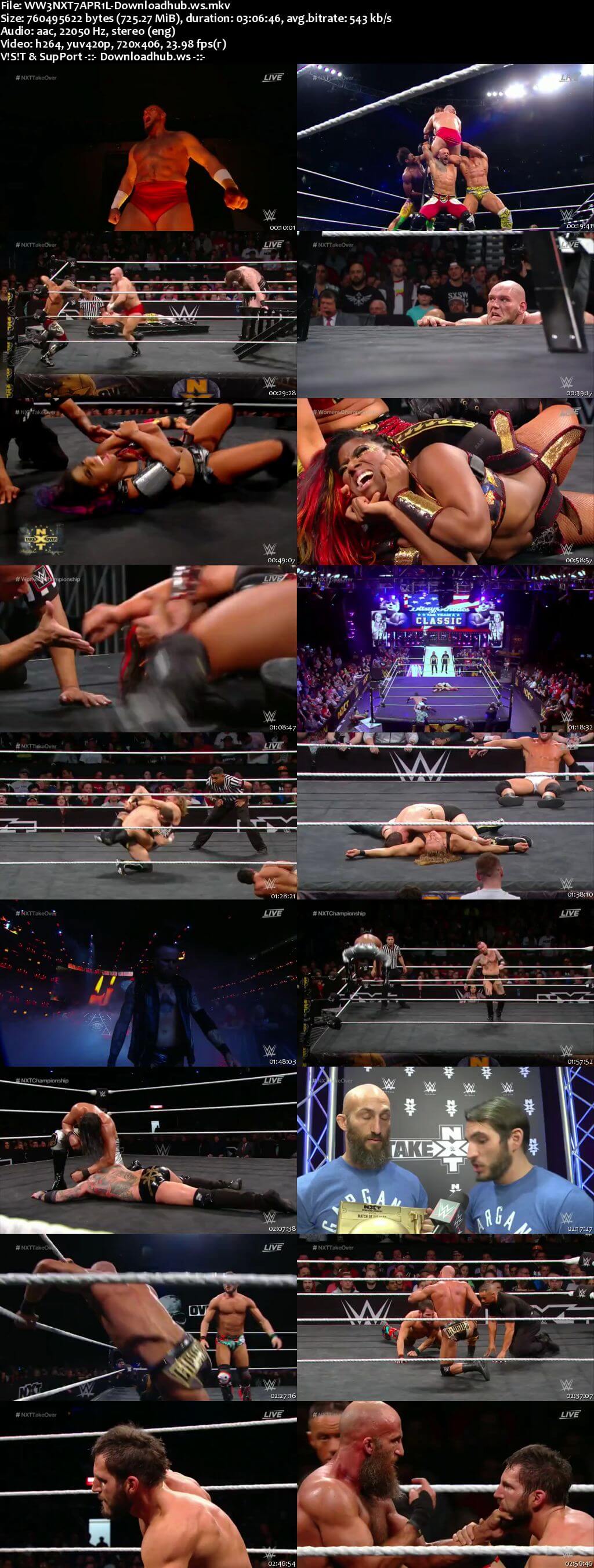 WWE NXT TakeOver New Orleans 07 April 2018 480p HDTV Download