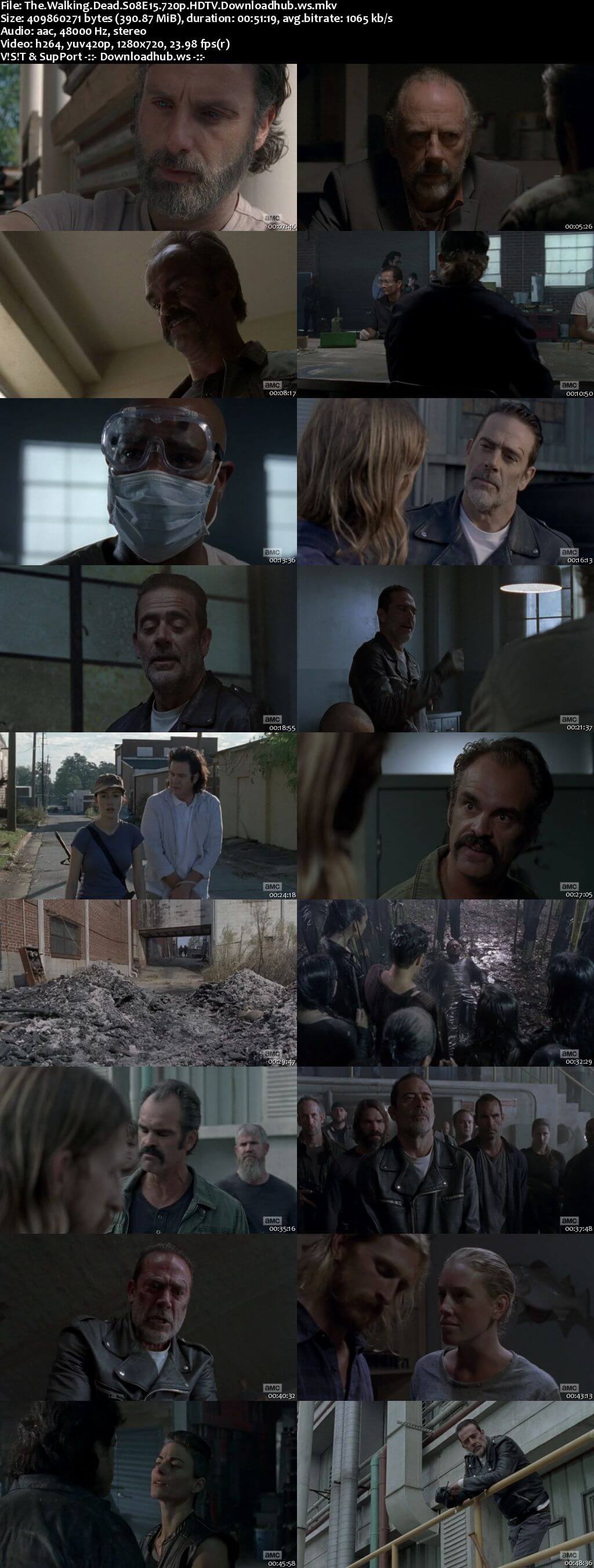 The Walking Dead S08E15 390MB HDTV 720p x264