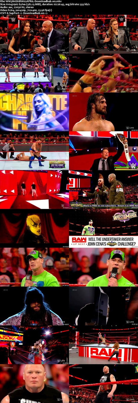 WWE Monday Night Raw 02 April 2018 480p HDTV Download