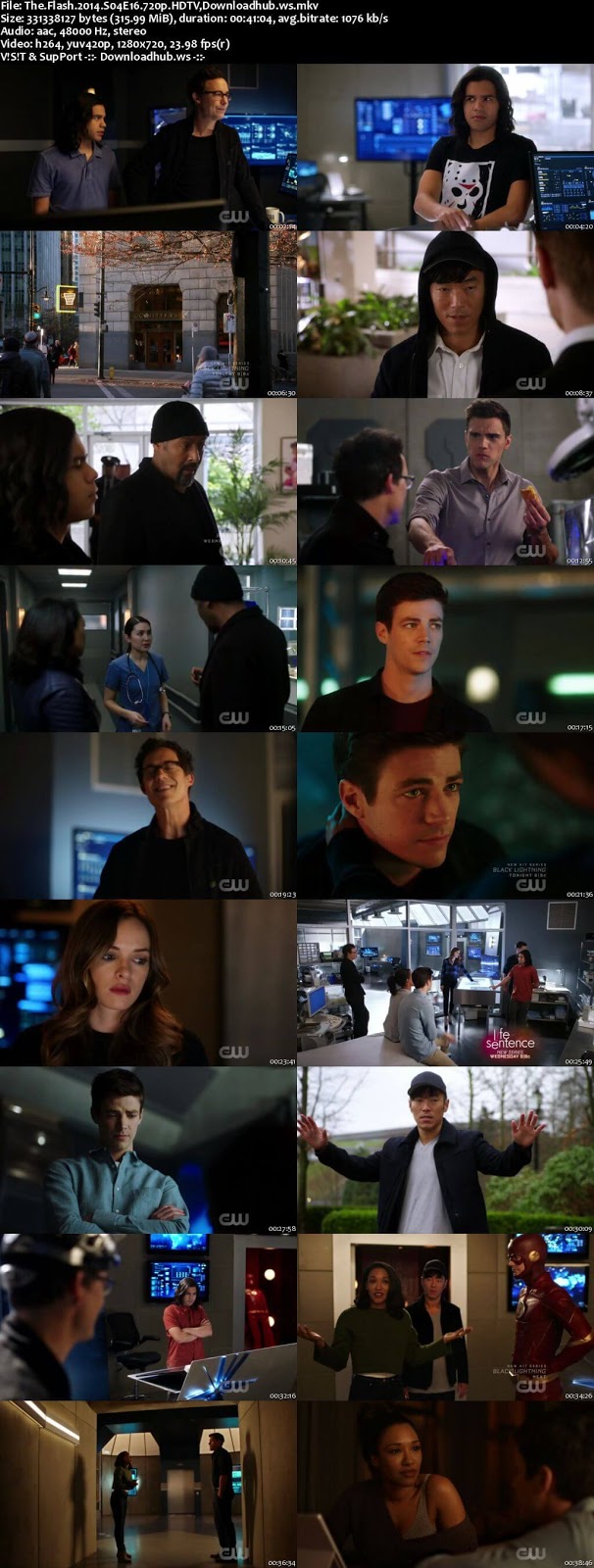 The Flash S04E16 300MB HDTV 720p x264