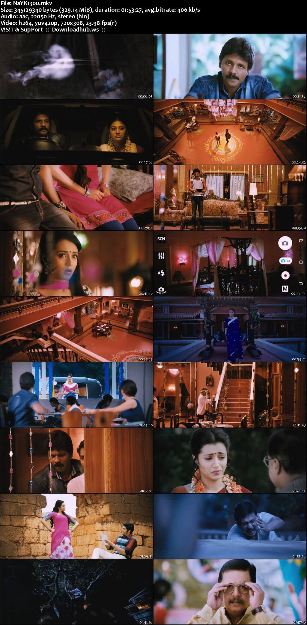 Nayaki 2016 Hindi Dubbed 480p HDRip