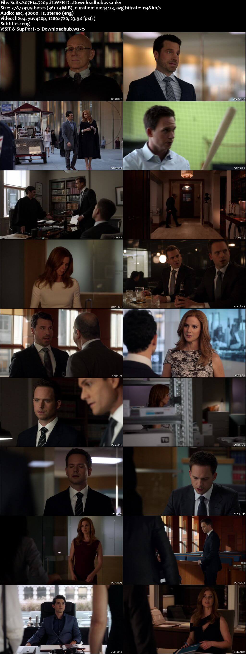 Suits S07E14 350MB Web-DL 720p ESubs