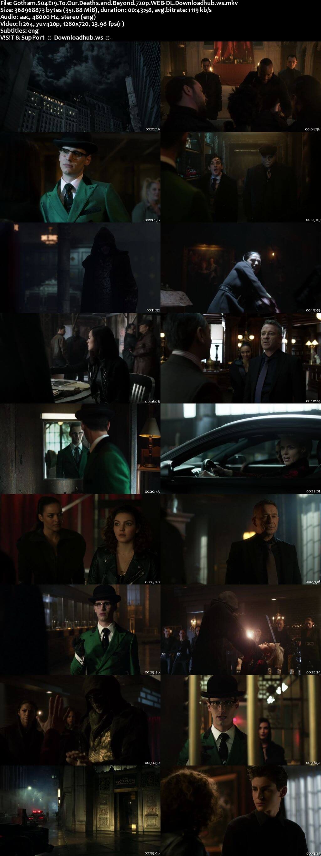 Gotham S04E19 350MB Web-DL 720p x264 ESubs