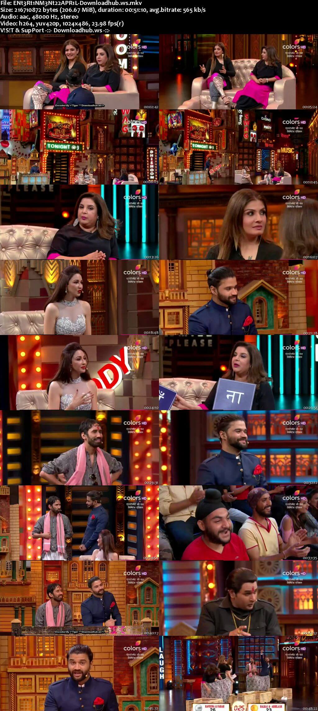 Entertainment Ki Raat 22 April 2018 Episode 28 HDTV 480p