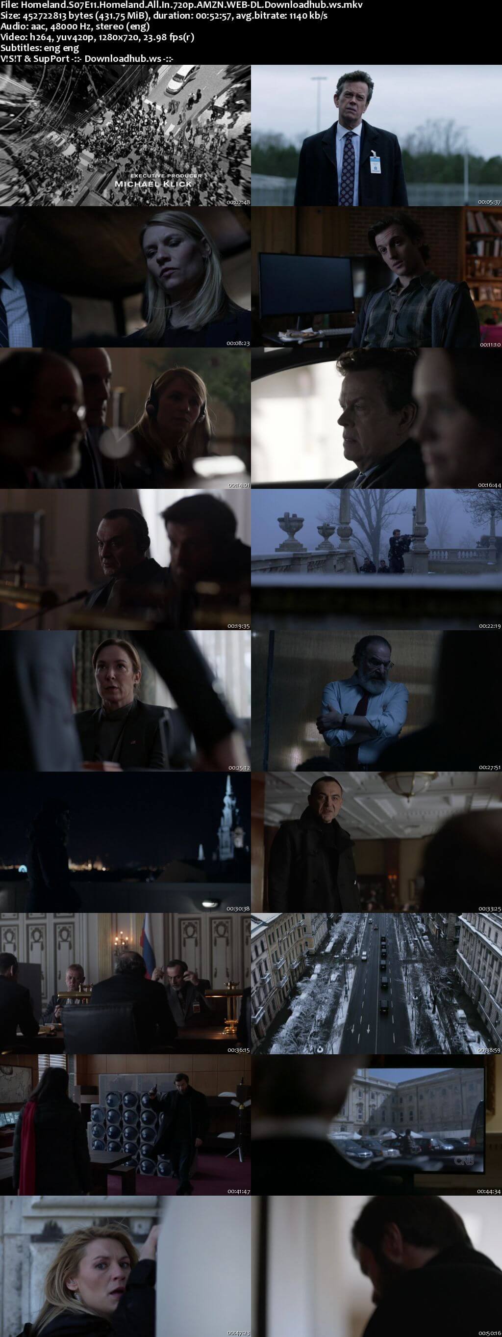 Homeland S07E11 400MB WEB-DL 720p ESubs