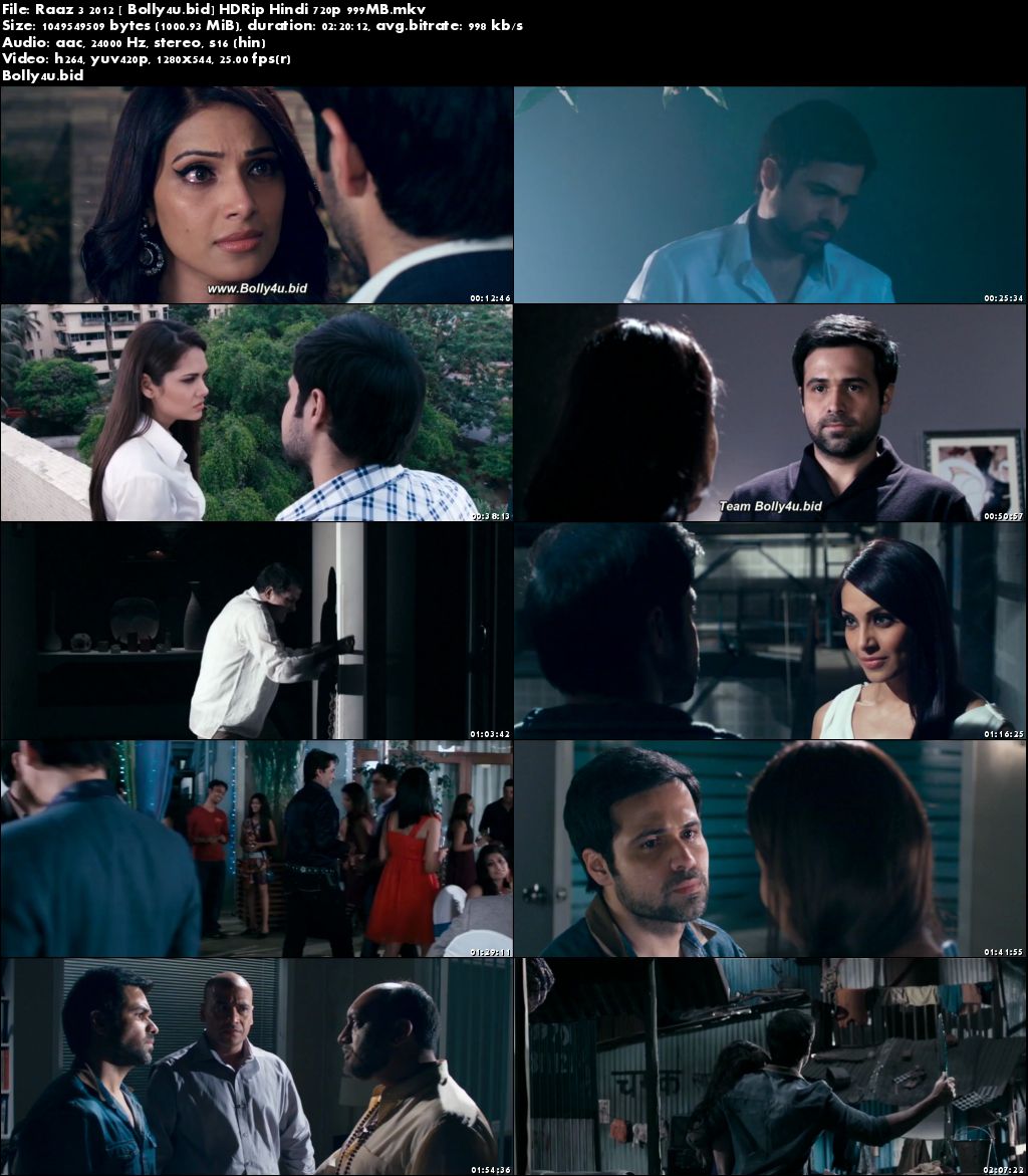 Raaz 3 2012 HDRip 400MB Full Hindi Movie Download 480p