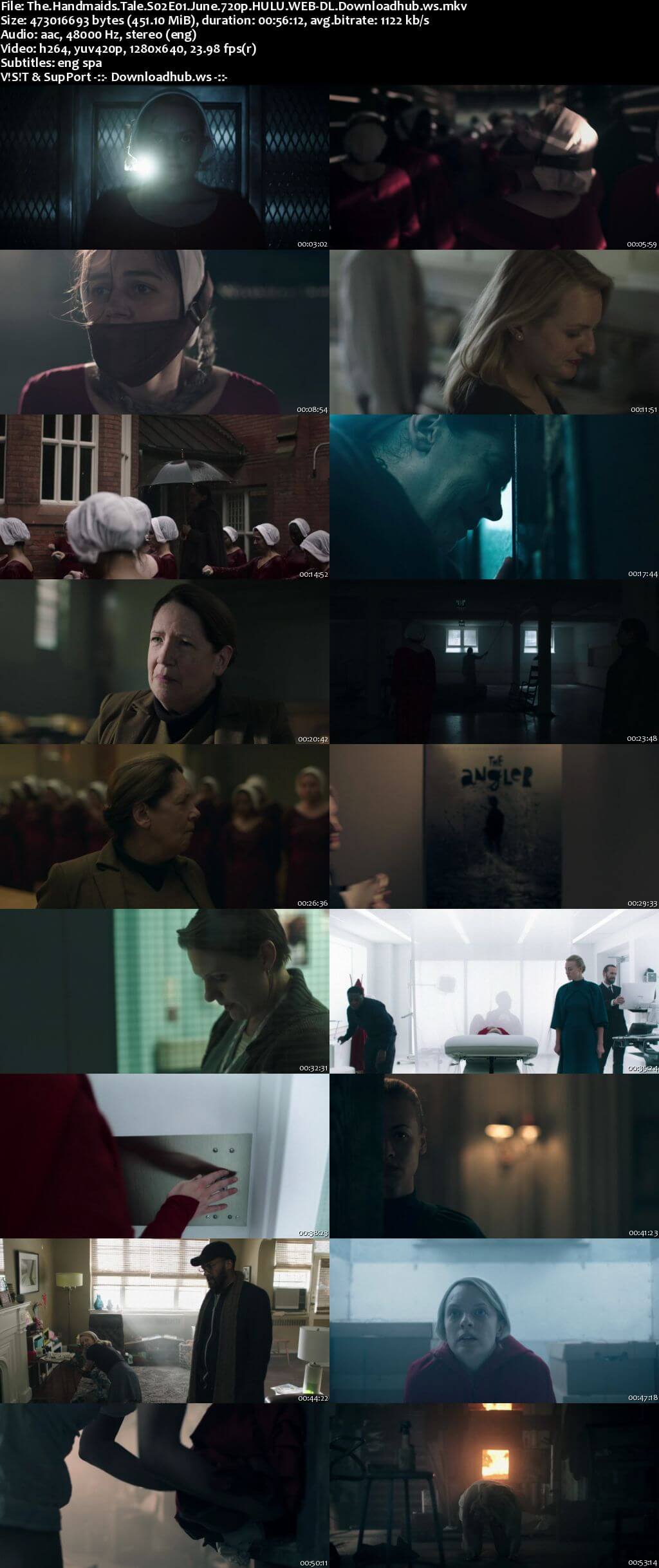 The Handmaid's Tale S02E01 450MB HULU WEB-DL 720p x264 ESubs