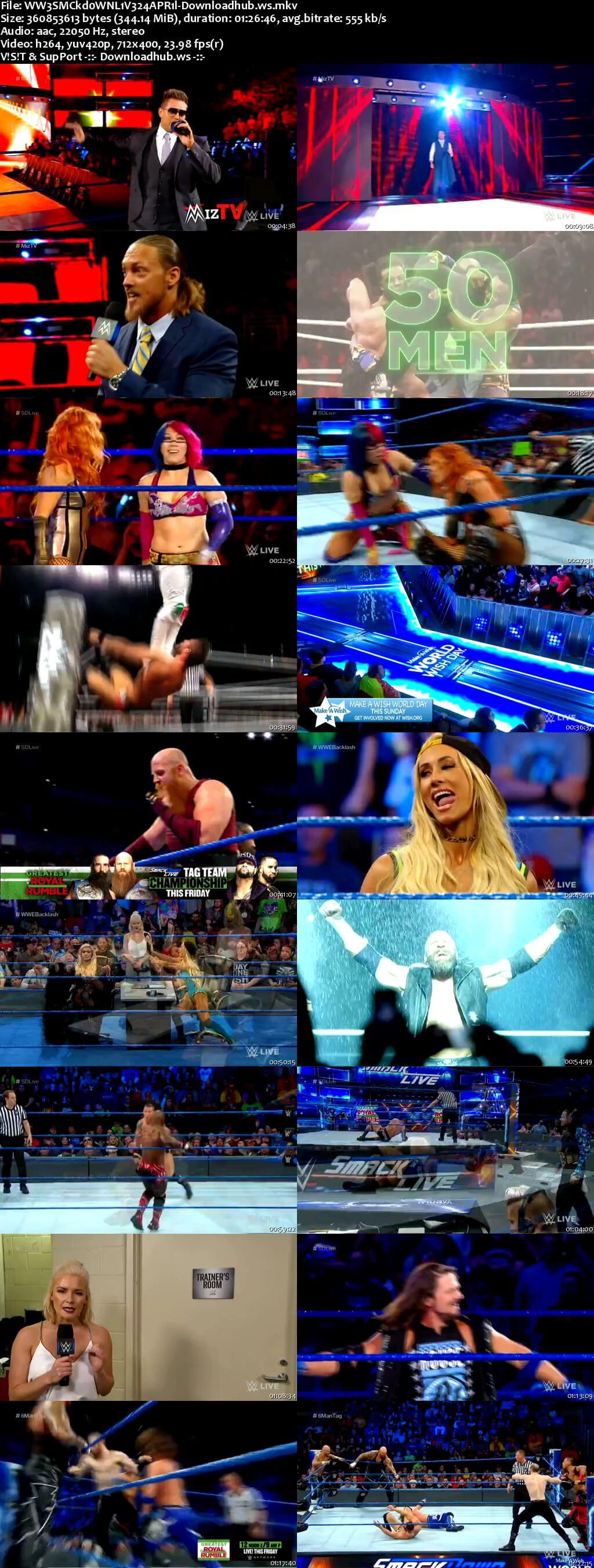 WWE Smackdown Live 24 April 2018 480p HDTV Download