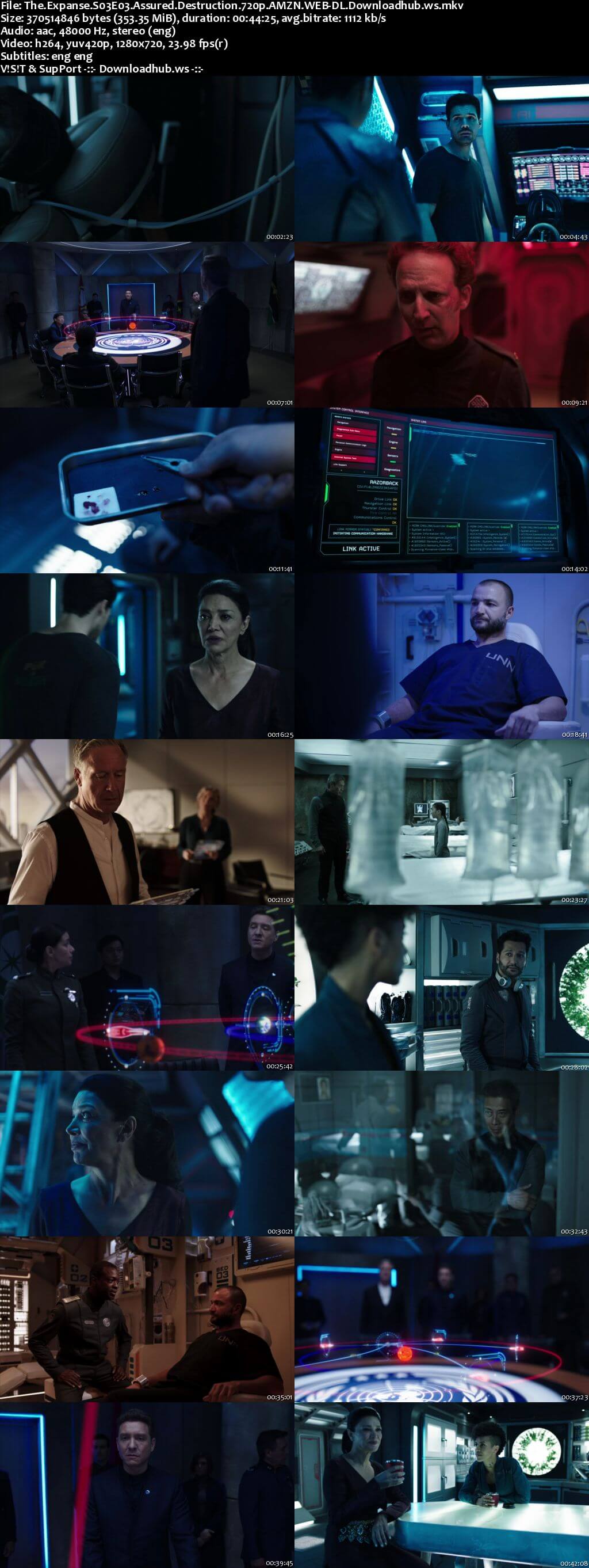 The Expanse S03E03 350MB WEBRip 720p x264 ESubs