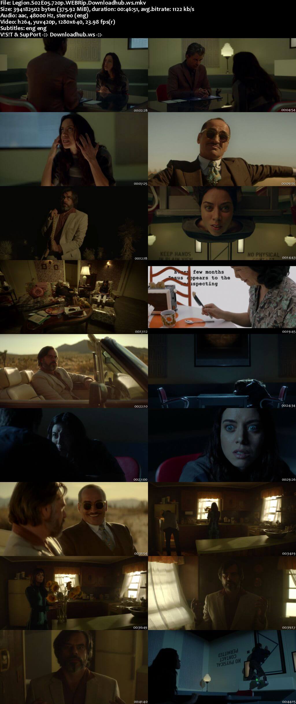 Legion S02E05 375MB WEBRip 720p x264