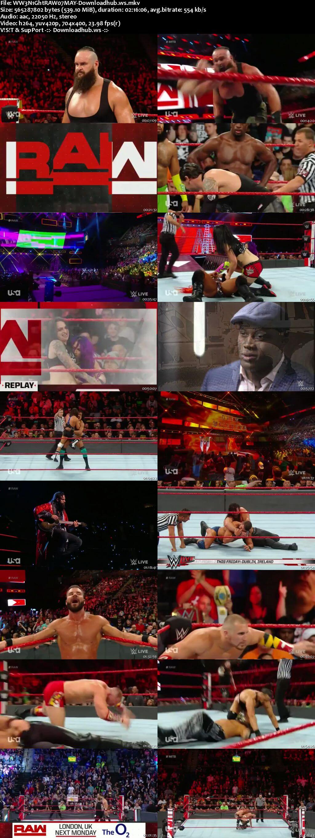 WWE Monday Night Raw 07 May 2018 480p HDTV Download