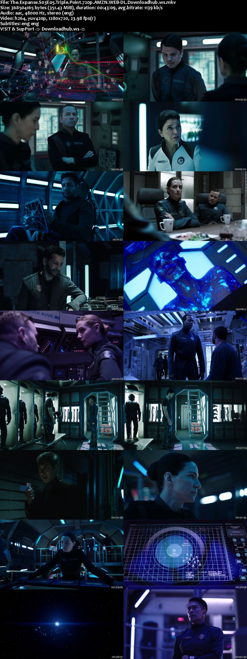 The Expanse S03E05 350MB WEBRip 720p x264 ESubs