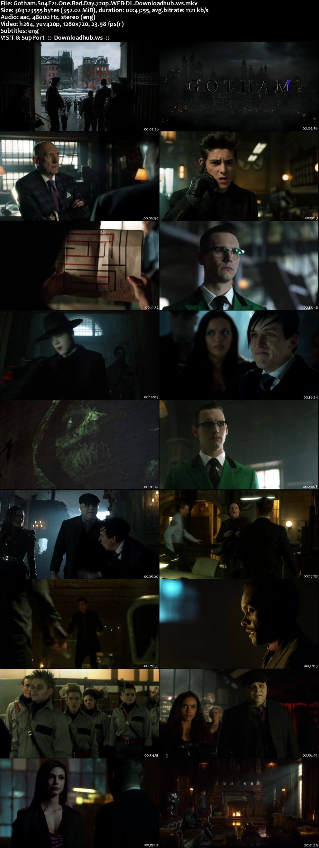 Gotham S04E21 350MB Web-DL 720p x264 ESubs