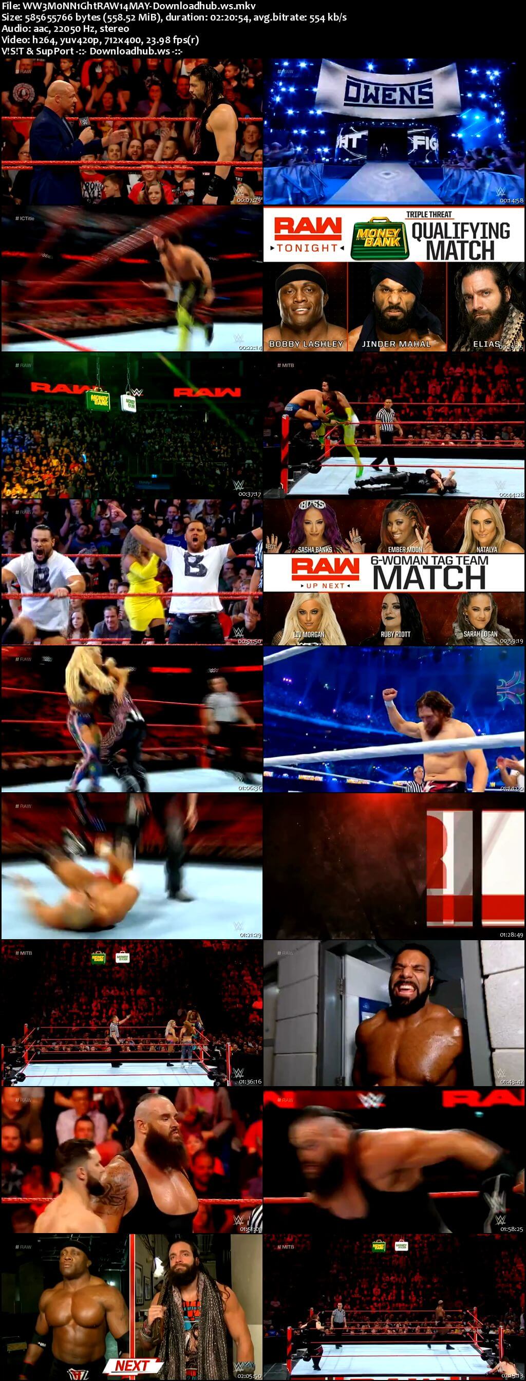 WWE Monday Night Raw 14 May 2018 480p HDTV Download