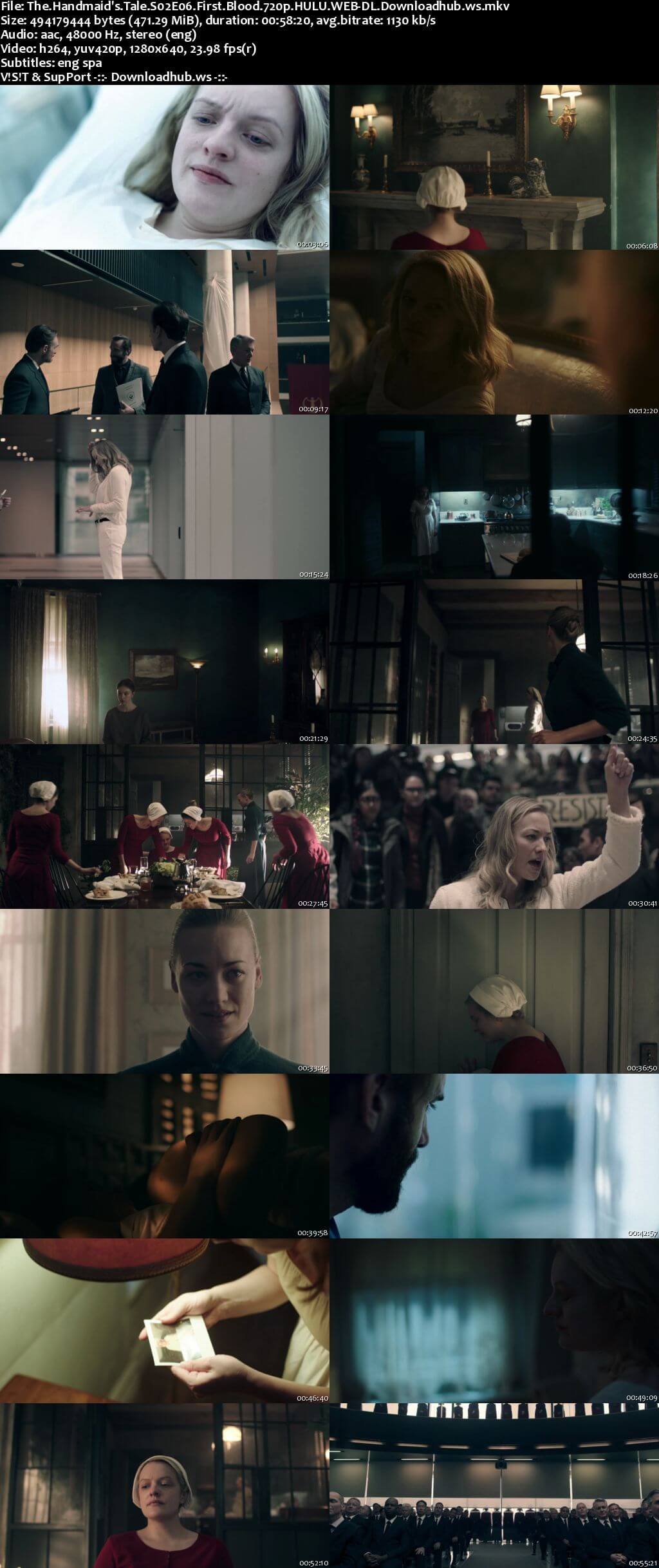 The Handmaids Tale S02E06 450MB HULU WEB-DL 720p x264 ESubs