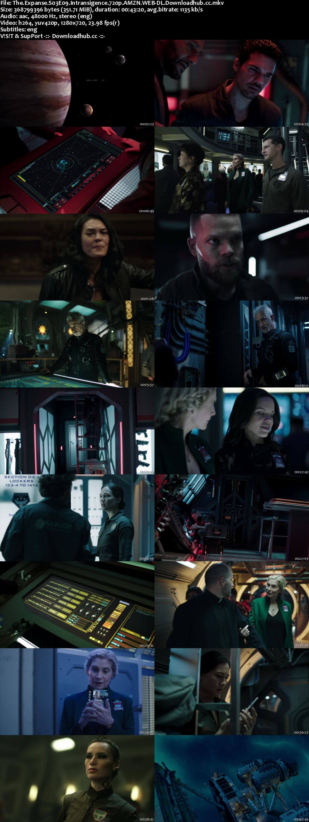 The Expanse S03E09 350MB WEBRip 720p x264 ESubs