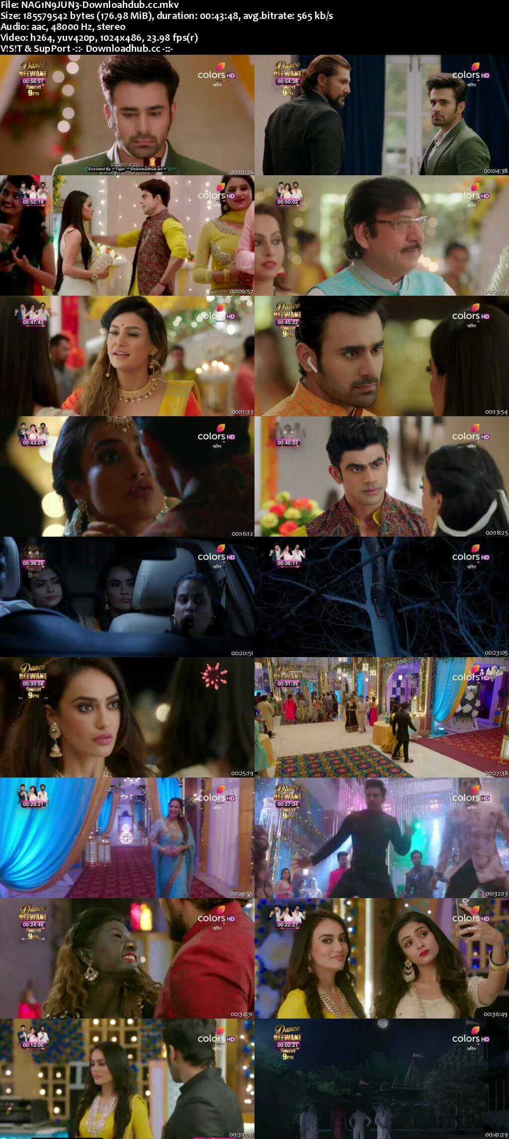 Naagin Season 3 09 June 2018 Episode 03 HDTV 480p