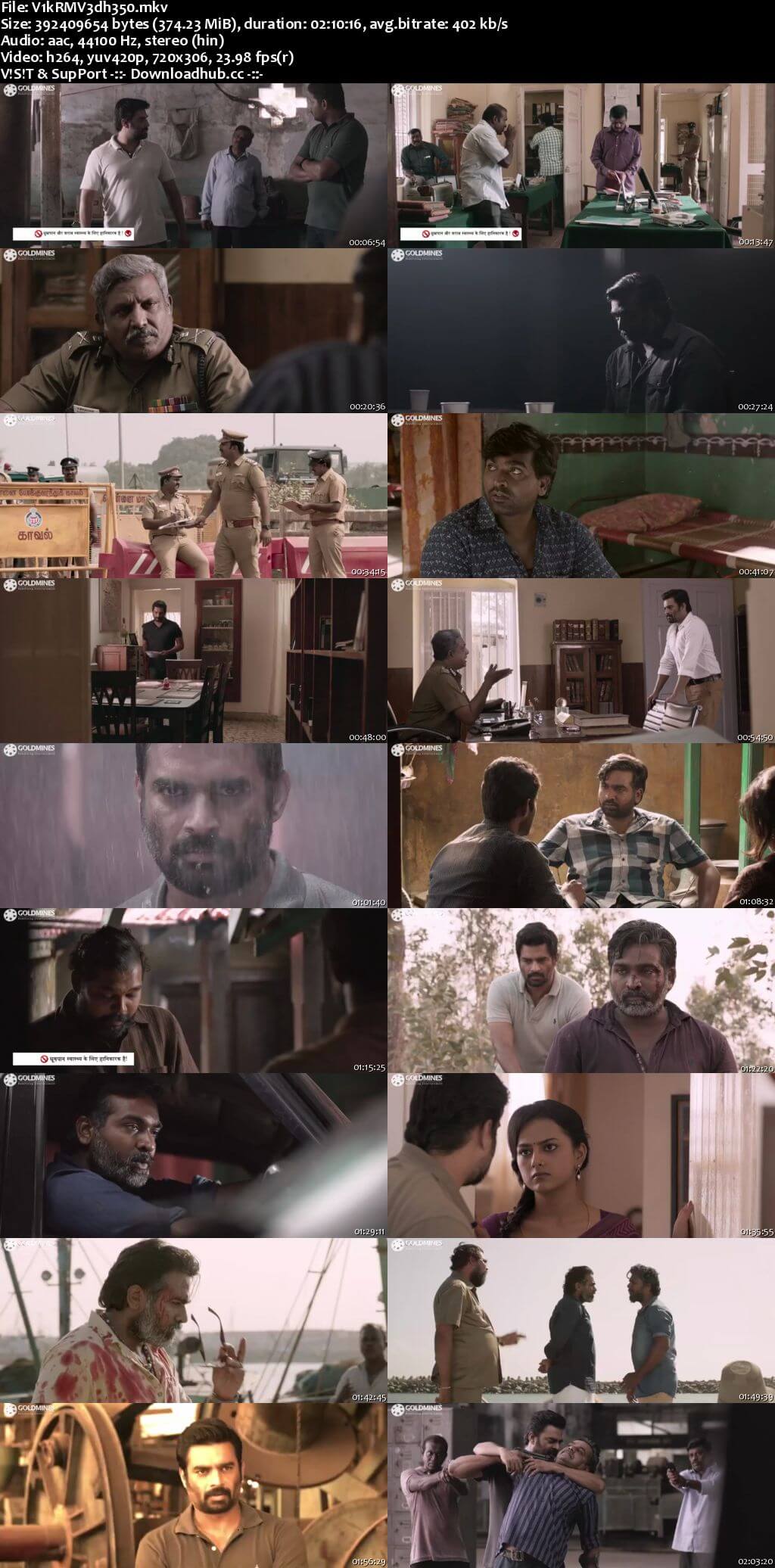 Vikram Vedha 2018 Hindi Dubbed 480p HDRip