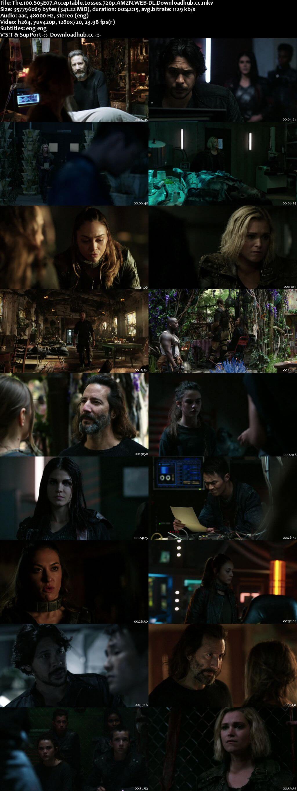 The 100 S05E07 340MB WEB-DL 720p x264 ESubs