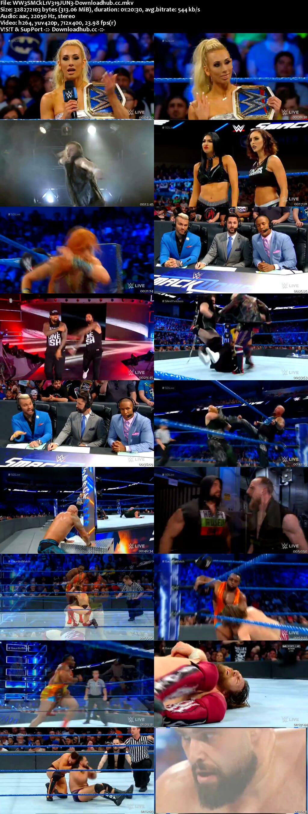 WWE Smackdown Live 19 June 2018 480p HDTV Download