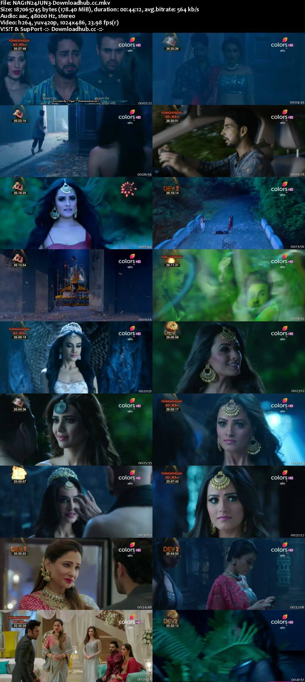 Naagin Season 3 24 June 2018 Episode 08 HDTV 480p