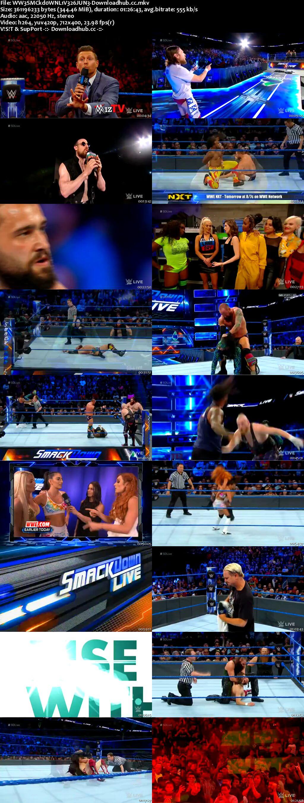 WWE Smackdown Live 26 June 2018 480p HDTV Download