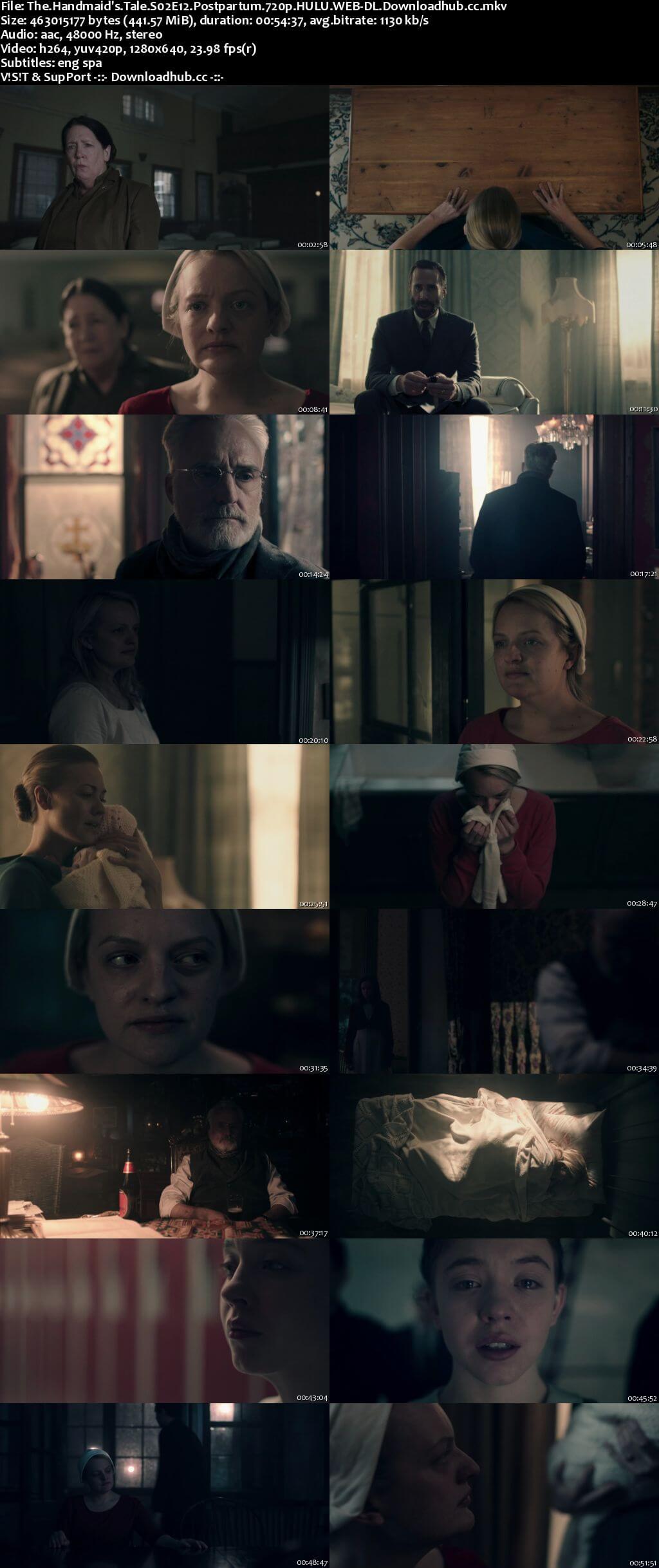 The Handmaids Tale S02E12 440MB HULU WEB-DL 720p x264 ESubs