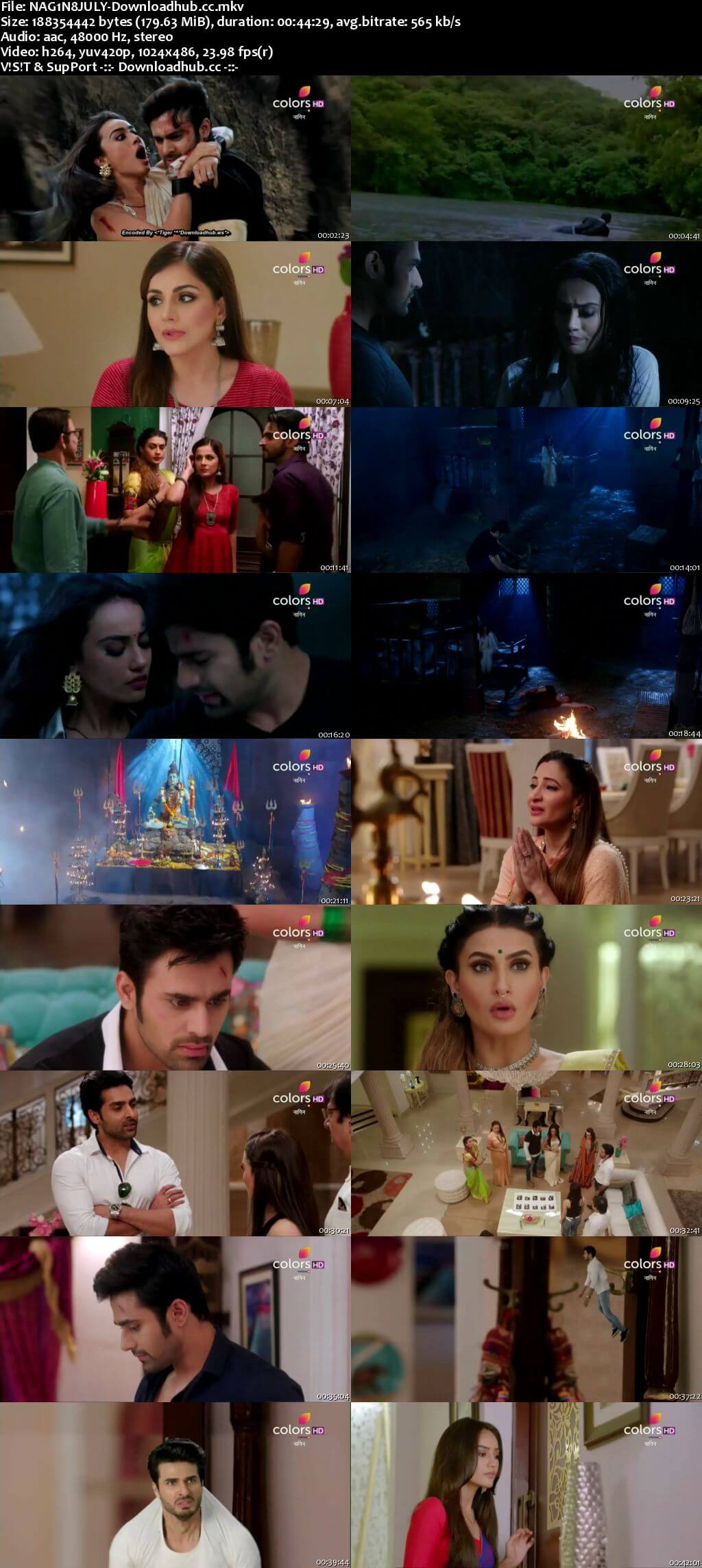 Naagin Season 3 08 July 2018 Episode 12 HDTV 480p