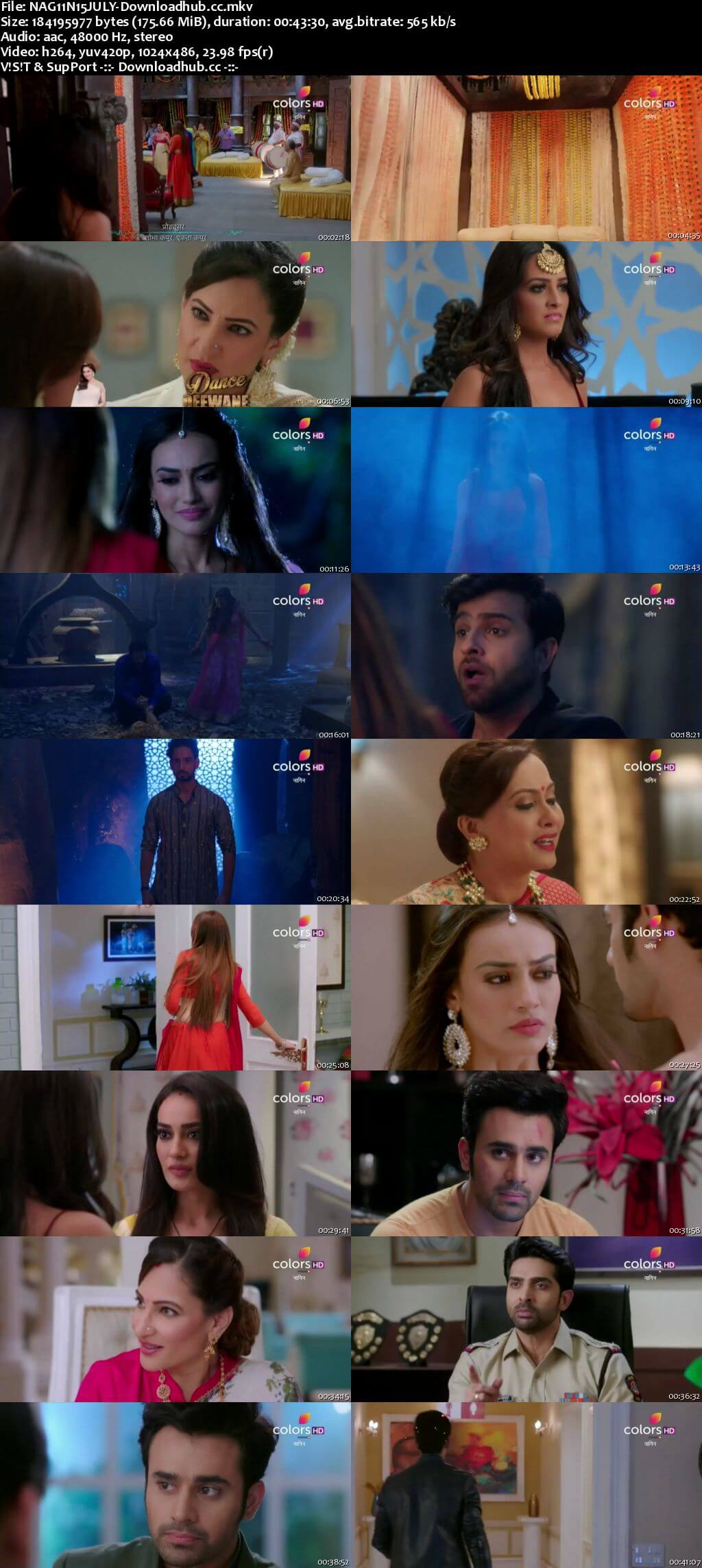 Naagin Season 3 15 July 2018 Episode 14 HDTV 480p