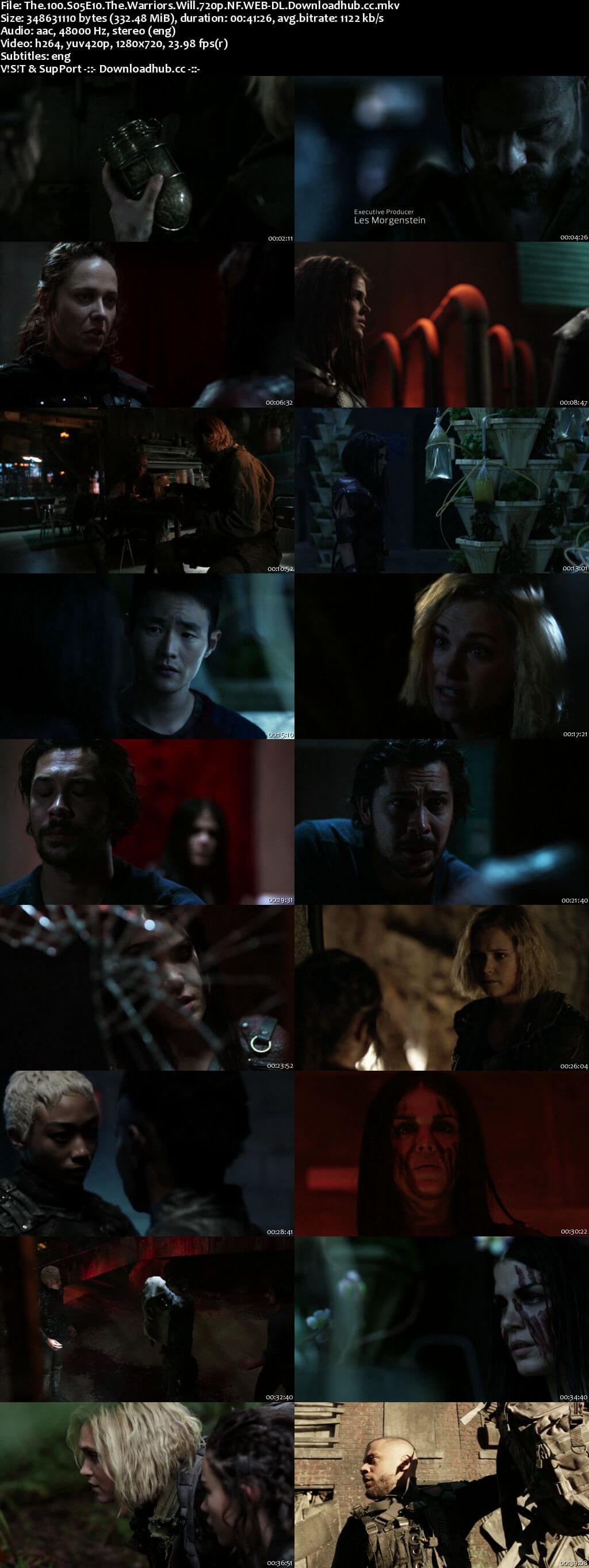 The 100 S05E10 340MB WEB-DL 720p x264 ESubs