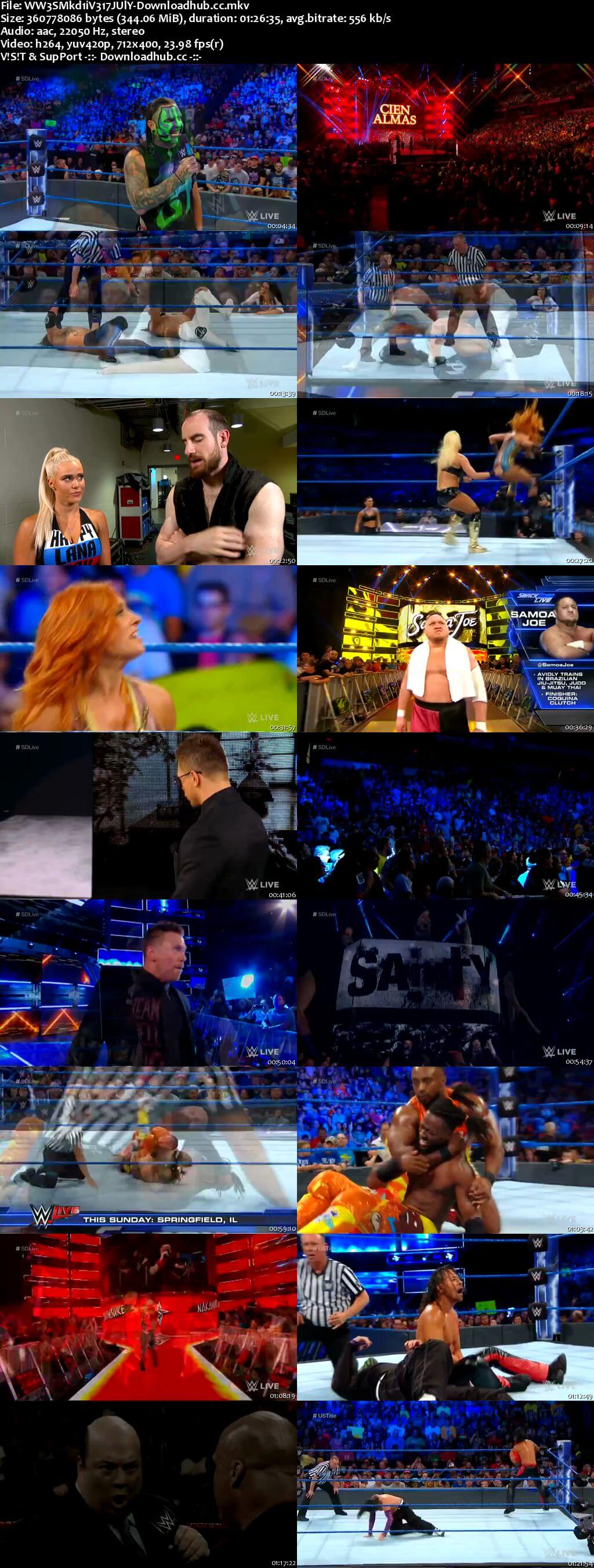 WWE Smackdown Live 17 July 2018 480p HDTV Download