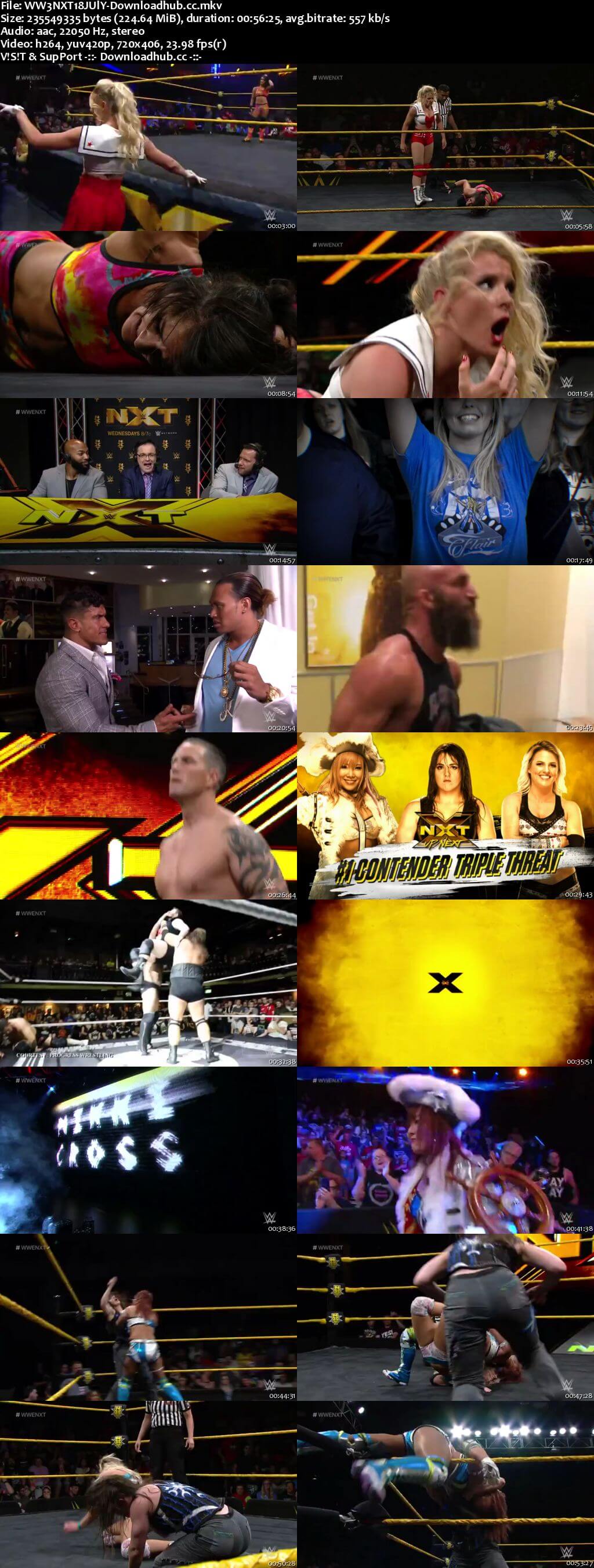 WWE NXT 18 July 2018 480p HDTV Download