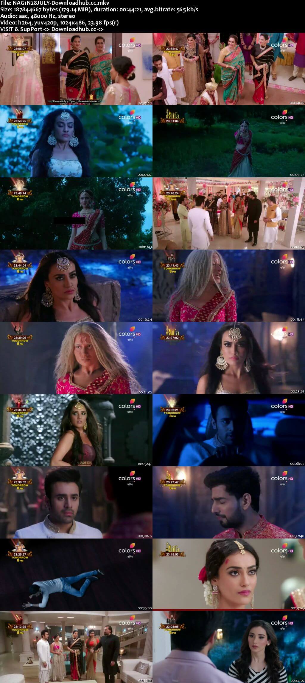 Naagin Season 3 28 July 2018 Episode 17 HDTV 480p