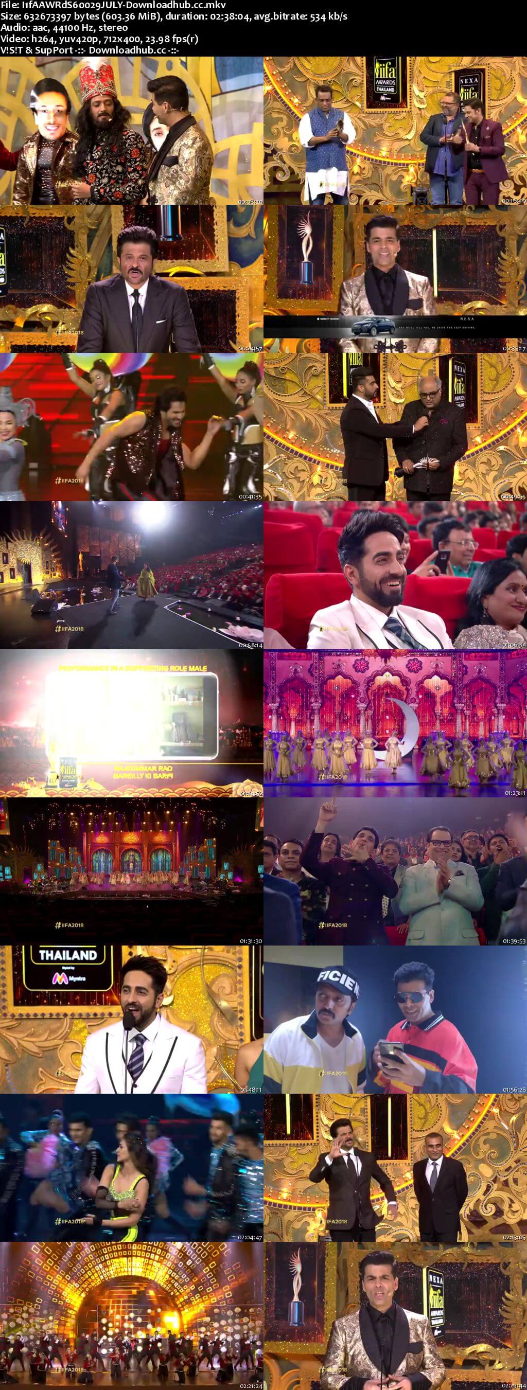 IIFA Awards (Main Event) 29th July 2018 600MB HDTV 480p