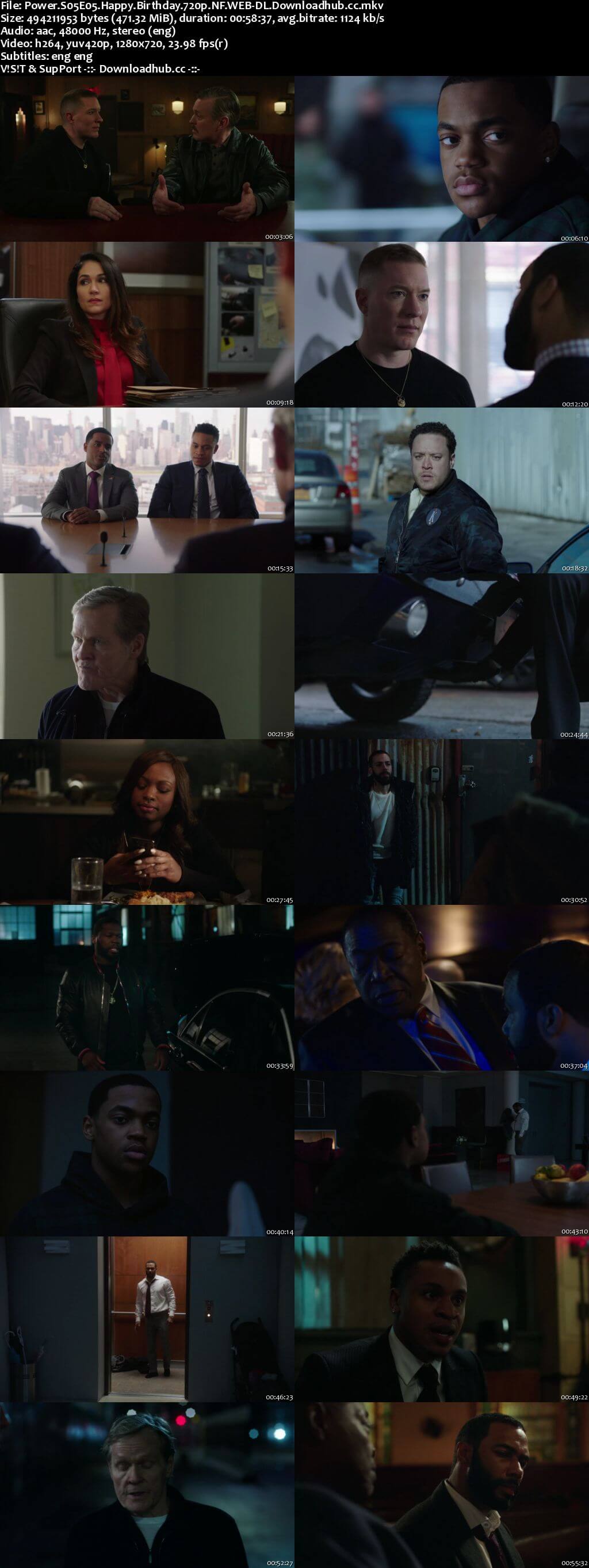 Power S05E05 450MB WEB-DL 720p x264 ESubs