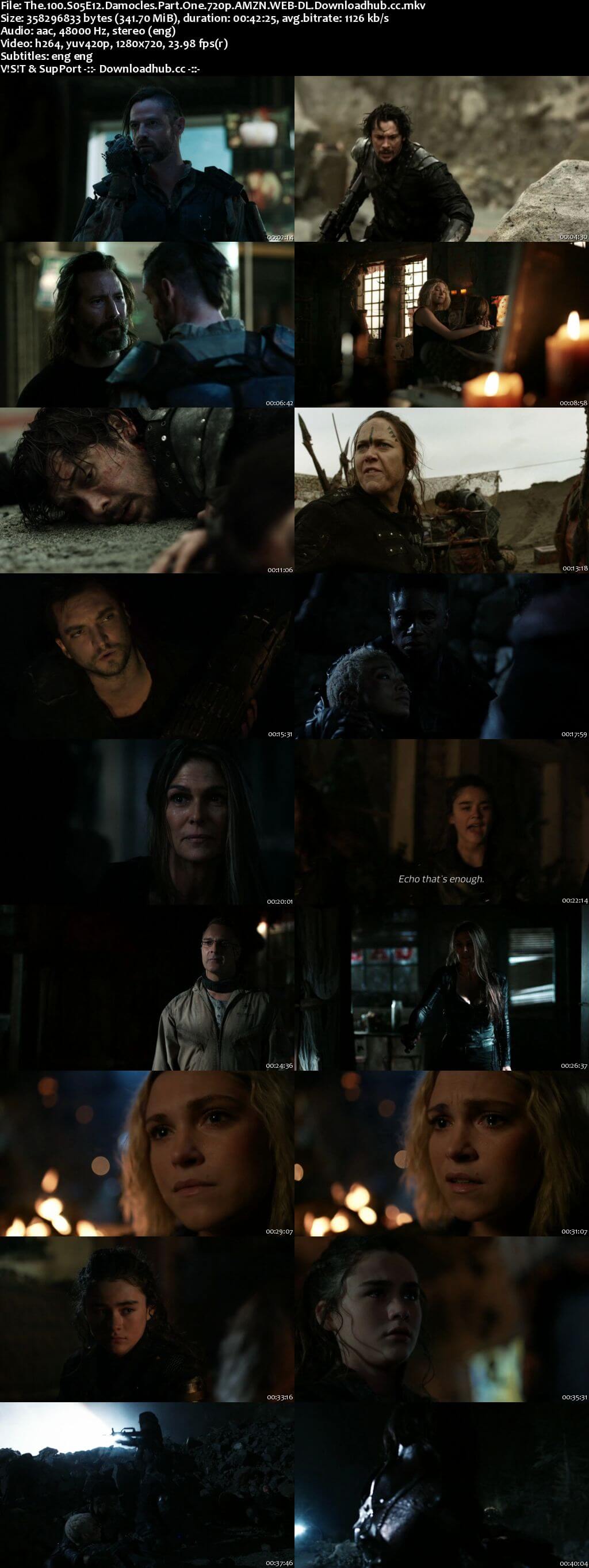 The 100 S05E12 340MB WEB-DL 720p x264 ESubs