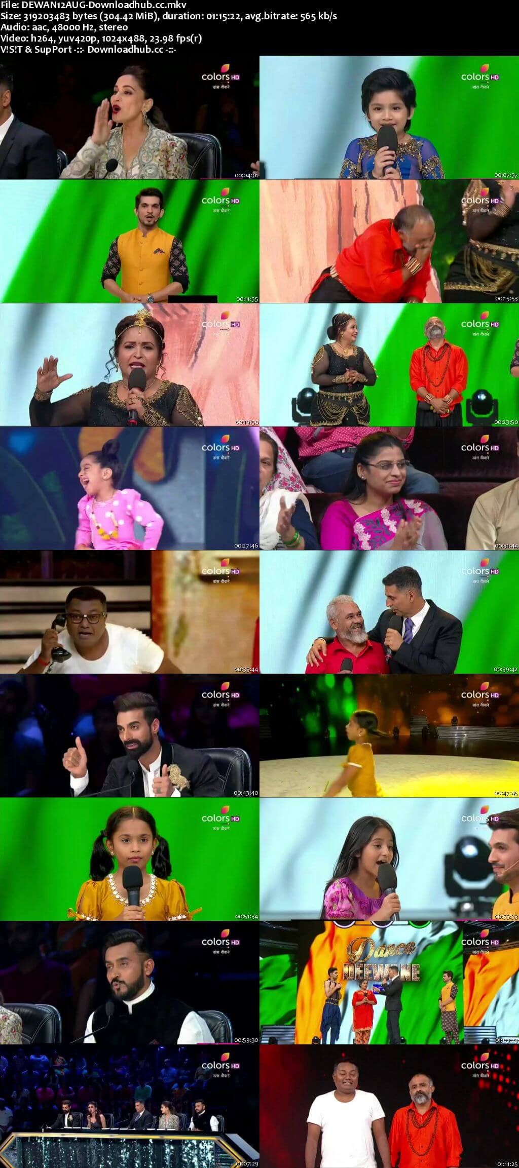 Dance Deewane 12 August 2018 Episode 21 HDTV 480p