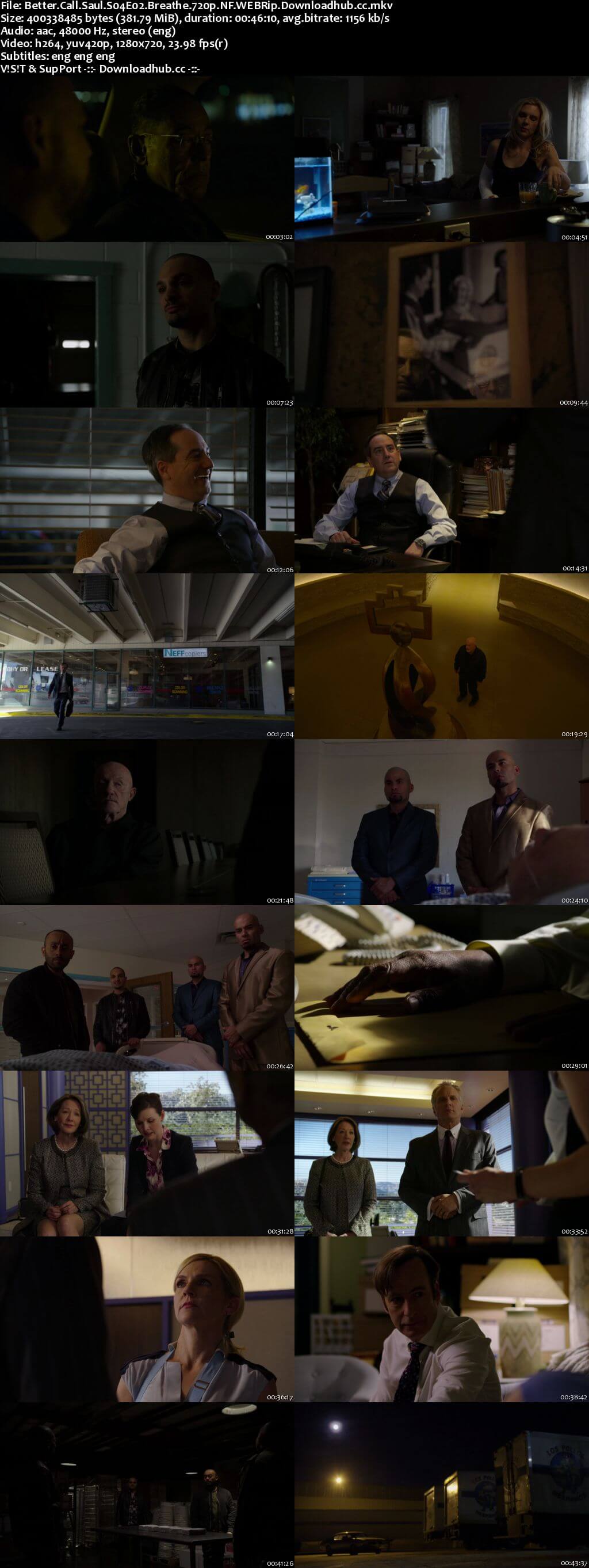 Better Call Saul S04E02 380MB WEB-DL 720p x264 MSubs