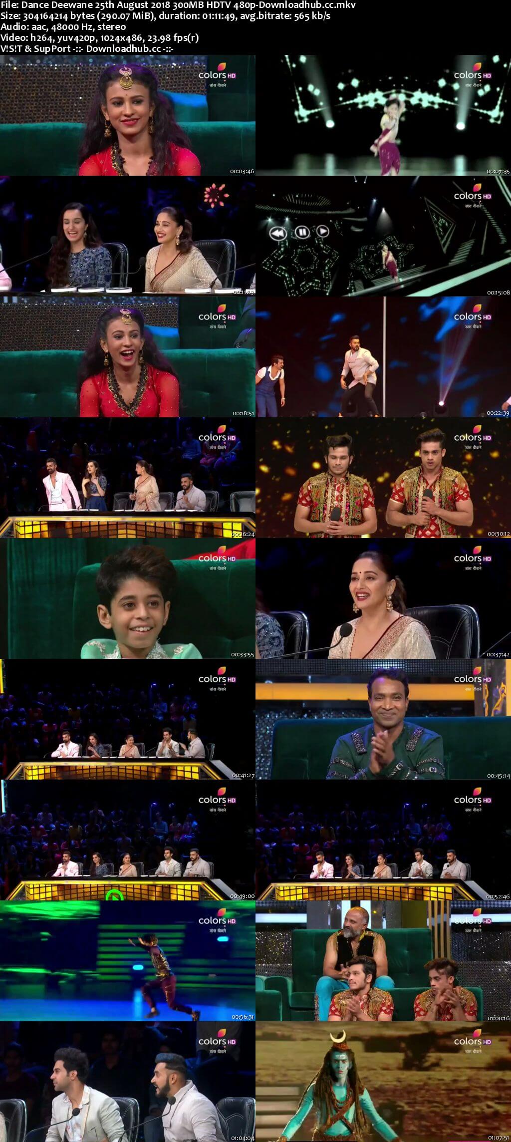 Dance Deewane 25 August 2018 Episode 24 HDTV 480p