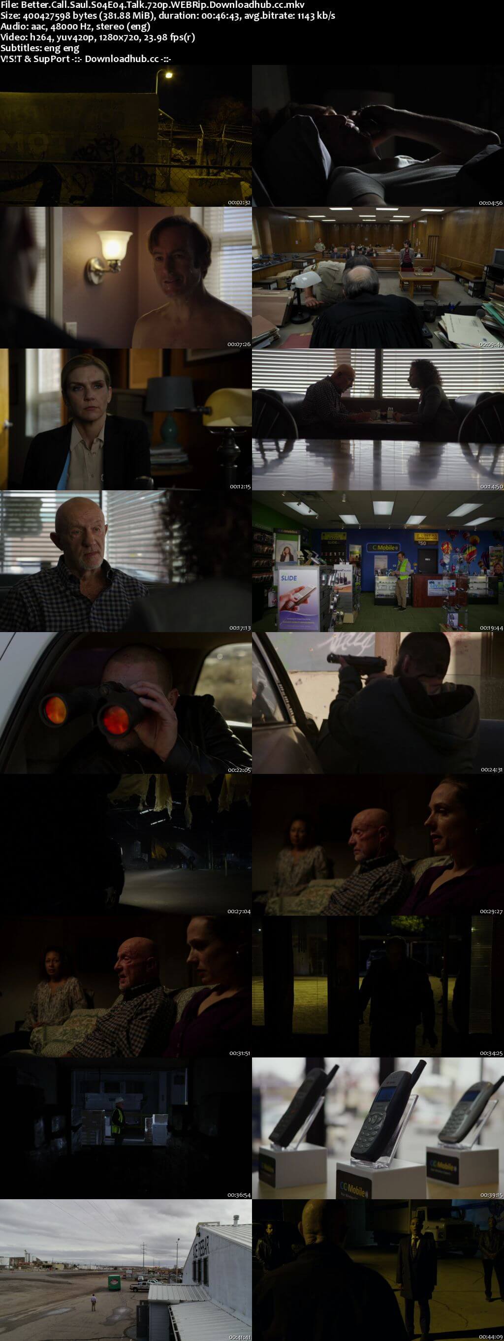 Better Call Saul S04E04 350MB WEB-DL 720p x264 MSubs