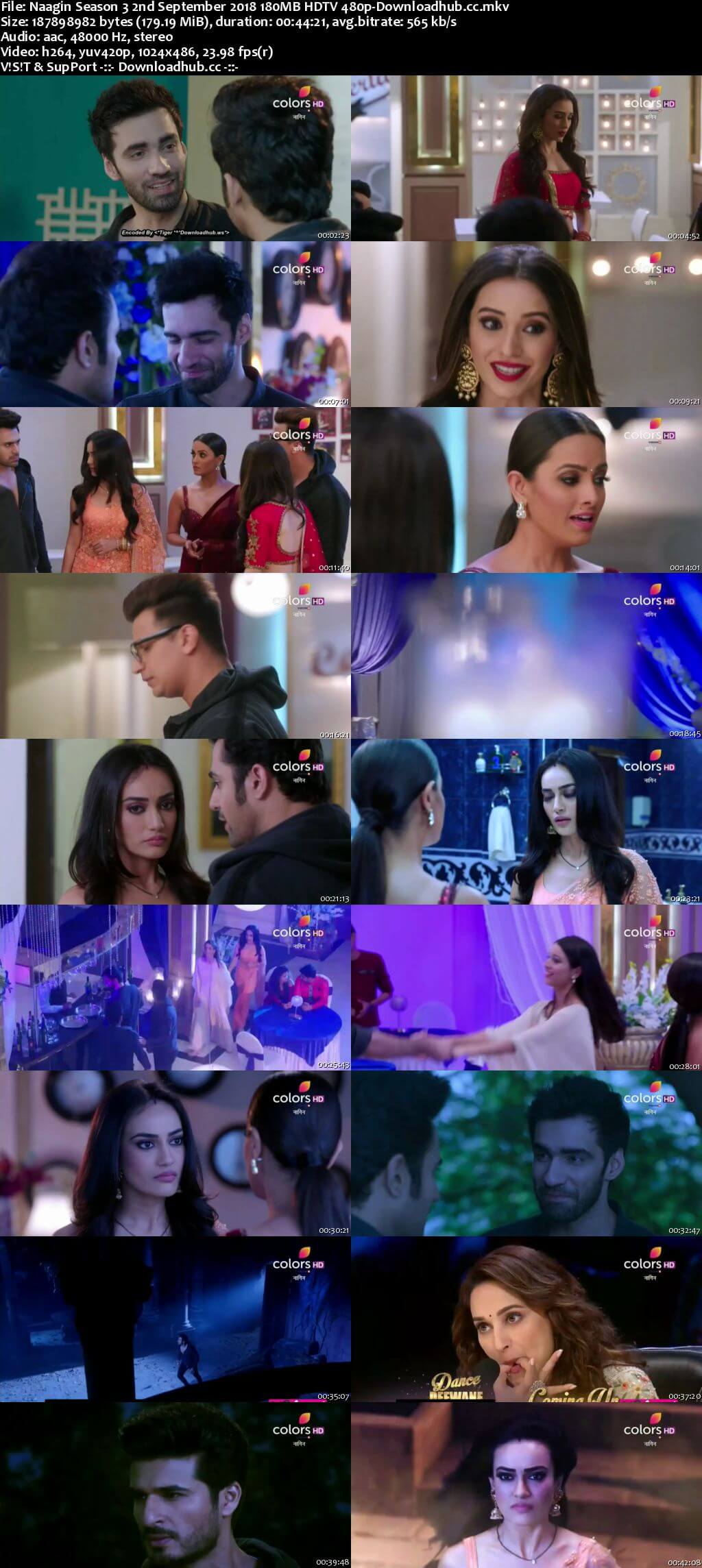 Naagin Season 3 02 September 2018 Episode 27 HDTV 480p