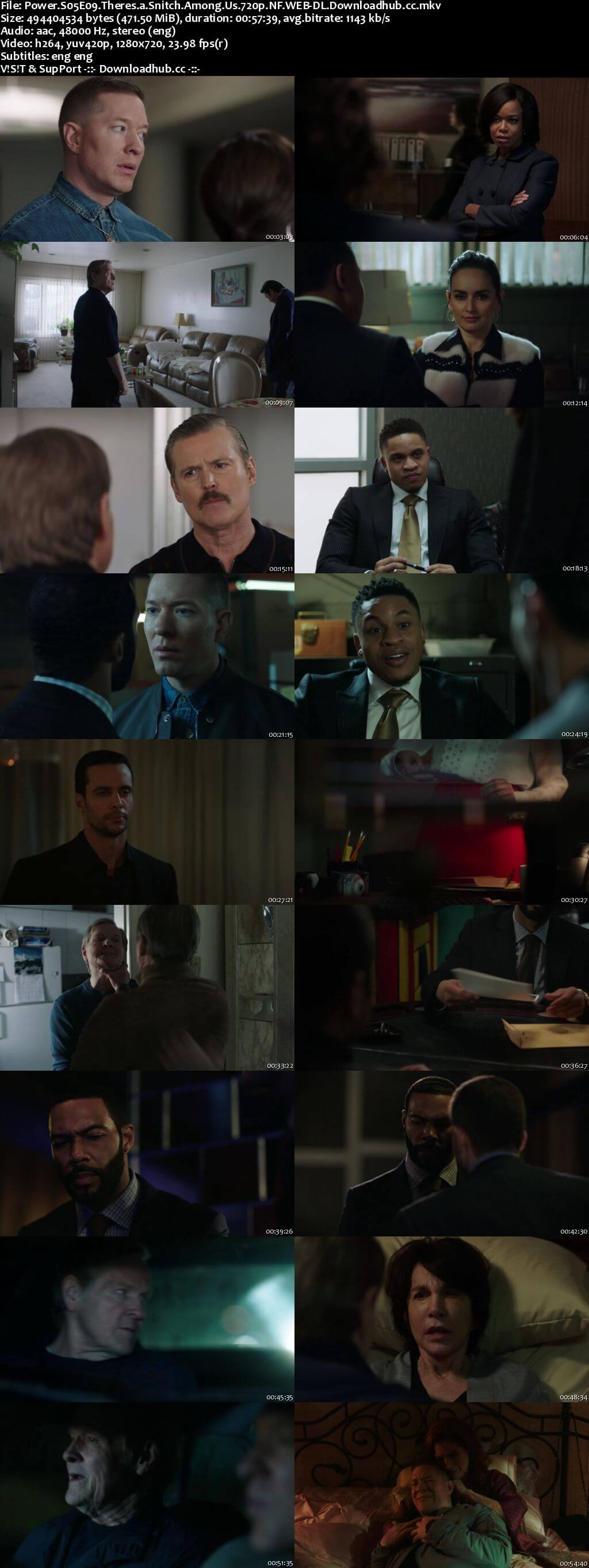 Power S05E09 450MB WEB-DL 720p x264 ESubs