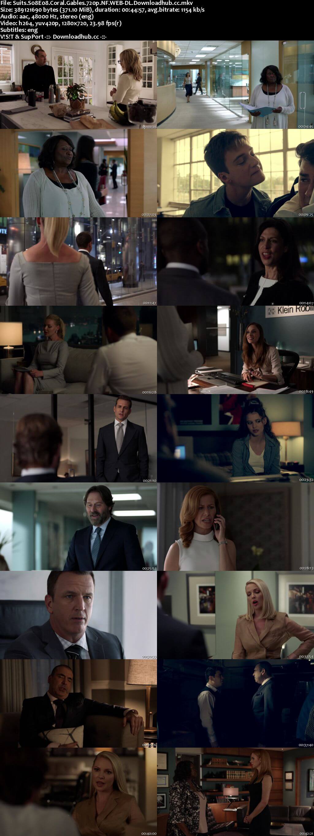 Suits S08E08 350MB Web-DL 720p x264 ESubs