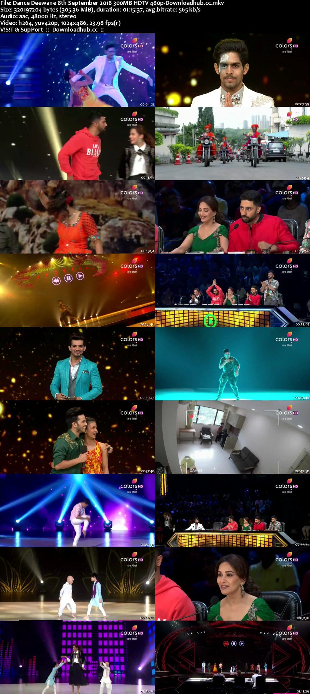 Dance Deewane 08 September 2018 Episode 28 HDTV 480p