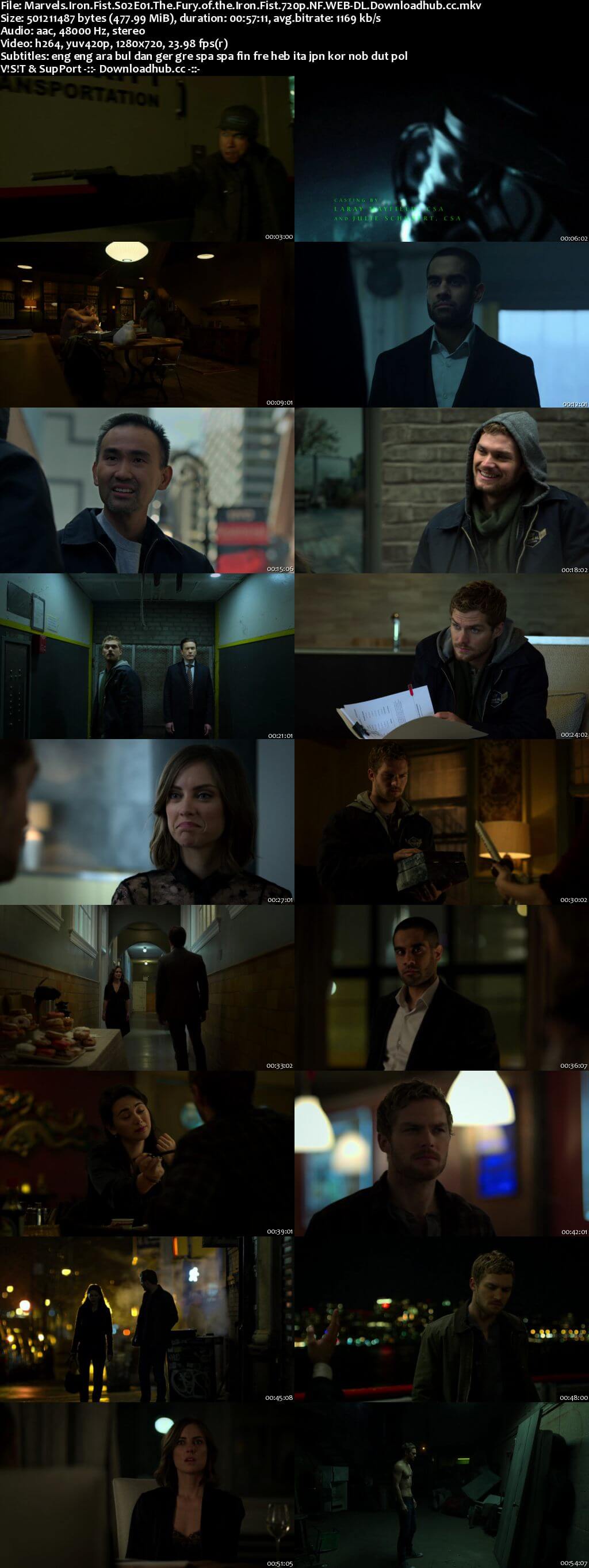 Marvels Iron Fist S02 Complete 720p NF Web-DL MSubs